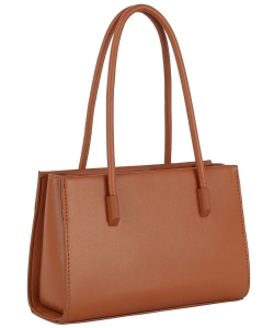Fashion Top Handle Tote Bag TD-0062 BROWN